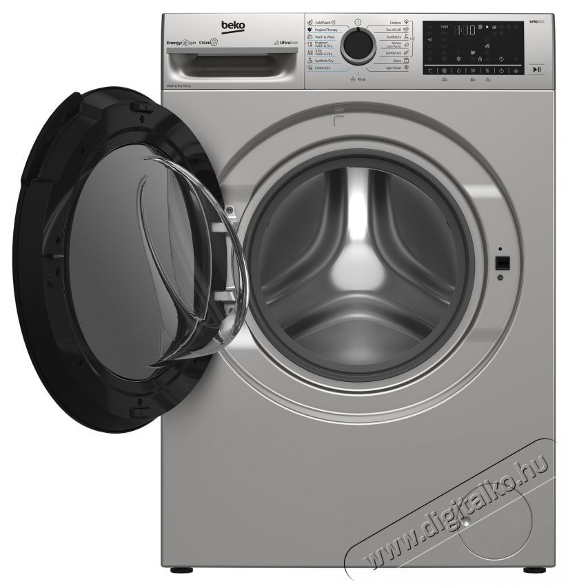 Beko BM5DFT49442GB mos&oacute;-sz&aacute;r&iacute;t&oacute;g&eacute;p, D energiaoszt&aacute;ly, SteamCure, 9/6 kg, 1400 fordulat/perc, Sz&uuml;rke H&aacute;ztart&aacute;s / Otthon / K&uuml;lt&eacute;r - Mos&oacute;g&eacute;p / sz&aacute;r&iacute;t&oacute;g&eacute;p - Mos&oacute;-sz&aacute;r&iacute;t&oacute;g&eacute;p - 536116