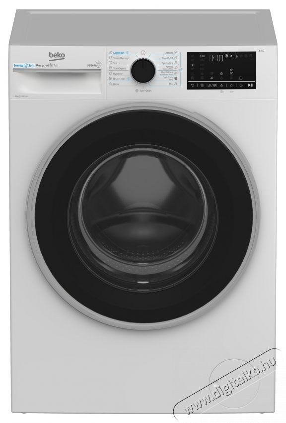 Beko B3WFU48415WB2ES mos&oacute;g&eacute;p, 8 kg, 1400 RPM, A energiaoszt&aacute;ly, SteamCure, AddXtra, ProSmart inverteres motor, AutoClean mos&oacute;szer fi&oacute;k, Feh&eacute;r H&aacute;ztart&aacute;s / Otthon / K&uuml;lt&eacute;r - Mos&oacute;g&eacute;p / sz&aacute;r&iacute;t&oacute;g&eacute;p - El&ouml;lt&ouml;ltős norm&aacute;l (60cm-ig) mos&oacute;g&eacute;p - 536133