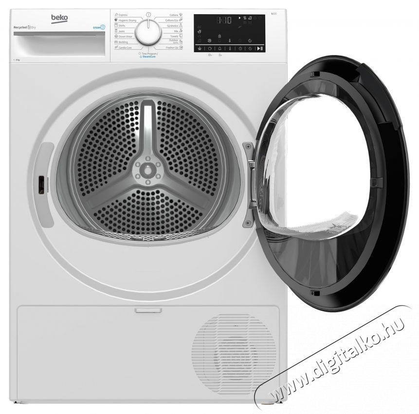 Beko B3T68230 hőszivatty&uacute;s sz&aacute;r&iacute;t&oacute;g&eacute;p, 8 kg, 15 program, D energiaoszt&aacute;ly, SteamCure, RecycledDry, EcoGentle, Aquawave, feh&eacute;r H&aacute;ztart&aacute;s / Otthon / K&uuml;lt&eacute;r - Mos&oacute;g&eacute;p / sz&aacute;r&iacute;t&oacute;g&eacute;p - Sz&aacute;r&iacute;t&oacute;g&eacute;p - 536112
