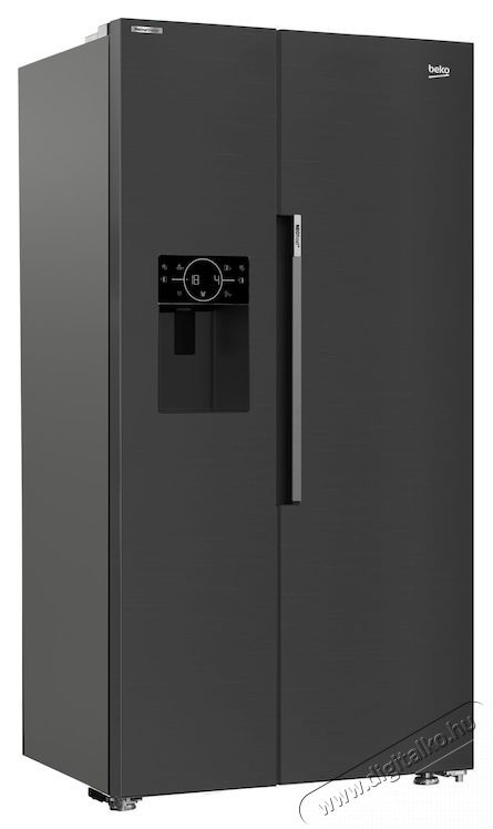Beko GN162340XBRN Side by side hűtőszekr&eacute;ny,Inox Konyhai term&eacute;kek - Hűtő, fagyaszt&oacute; (szabadon&aacute;ll&oacute;) - Amerikai t&iacute;pus&uacute; Side By Side hűtő - 534875