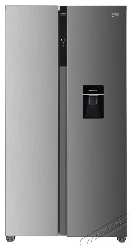 Beko GNO5322WDXPN Side by side hűtőszekr&eacute;ny, 532 Inox Konyhai term&eacute;kek - Hűtő, fagyaszt&oacute; (szabadon&aacute;ll&oacute;) - Amerikai t&iacute;pus&uacute; Side By Side hűtő - 534868
