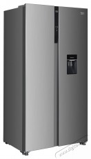 Beko GNO5322WDXPN Side by side hűtőszekr&eacute;ny, 532 Inox Konyhai term&eacute;kek - Hűtő, fagyaszt&oacute; (szabadon&aacute;ll&oacute;) - Amerikai t&iacute;pus&uacute; Side By Side hűtő - 534868