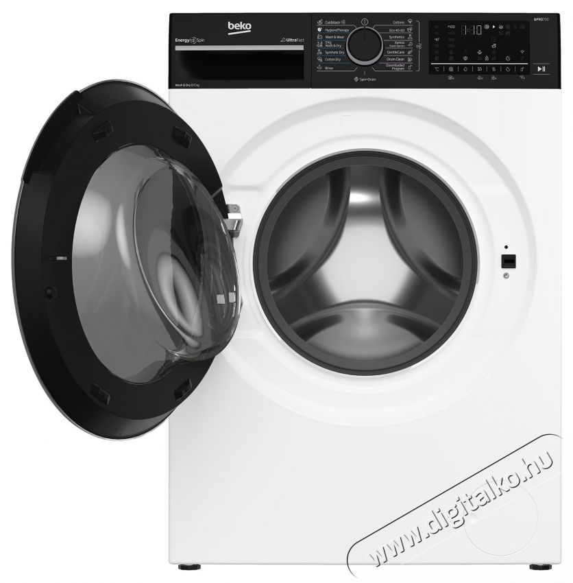 Beko B7DFT68442WBPB mos&oacute;- sz&aacute;r&iacute;t&oacute;g&eacute;p, EnergySpin, 8/5 kg, 1400RPM, HomeWhiz, D energiaoszt&aacute;ly, Feh&eacute;r H&aacute;ztart&aacute;s / Otthon / K&uuml;lt&eacute;r - Mos&oacute;g&eacute;p / sz&aacute;r&iacute;t&oacute;g&eacute;p - Mos&oacute;-sz&aacute;r&iacute;t&oacute;g&eacute;p - 536130
