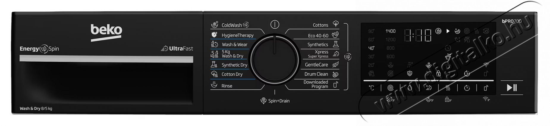 Beko B7DFT68442WBPB mos&oacute;- sz&aacute;r&iacute;t&oacute;g&eacute;p, EnergySpin, 8/5 kg, 1400RPM, HomeWhiz, D energiaoszt&aacute;ly, Feh&eacute;r H&aacute;ztart&aacute;s / Otthon / K&uuml;lt&eacute;r - Mos&oacute;g&eacute;p / sz&aacute;r&iacute;t&oacute;g&eacute;p - Mos&oacute;-sz&aacute;r&iacute;t&oacute;g&eacute;p - 536130