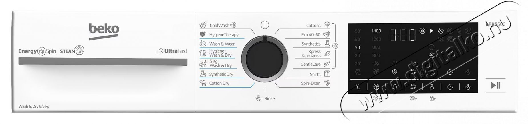 Beko BM5DFST68442W mos&oacute;- sz&aacute;r&iacute;t&oacute;g&eacute;p, 8/5 kg, 1400RPM, SteamCure, D energiaoszt&aacute;ly, Feh&eacute;r H&aacute;ztart&aacute;s / Otthon / K&uuml;lt&eacute;r - Mos&oacute;g&eacute;p / sz&aacute;r&iacute;t&oacute;g&eacute;p - Mos&oacute;-sz&aacute;r&iacute;t&oacute;g&eacute;p - 536121