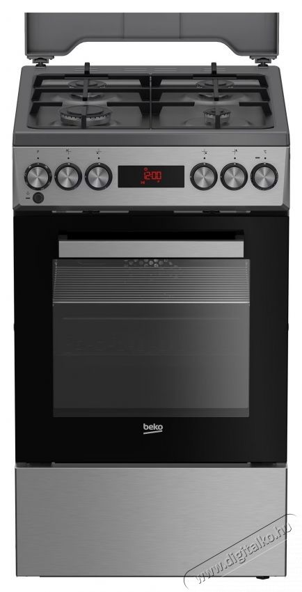 Beko FSM52331TXDS g&aacute;ztűzhely, vegyes, 4 &eacute;gő, 3D főz&eacute;s, elektromos s&uuml;tő Konyhai term&eacute;kek - S&uuml;tő-főzőlap, tűzhely (szabadon&aacute;ll&oacute;) - G&aacute;ztűzhely (szabadon&aacute;ll&oacute;) - 533003