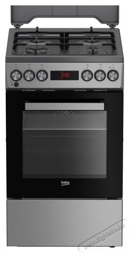 Beko FSM52331TXDS g&aacute;ztűzhely, vegyes, 4 &eacute;gő, 3D főz&eacute;s, elektromos s&uuml;tő Konyhai term&eacute;kek - S&uuml;tő-főzőlap, tűzhely (szabadon&aacute;ll&oacute;) - G&aacute;ztűzhely (szabadon&aacute;ll&oacute;) - 533003