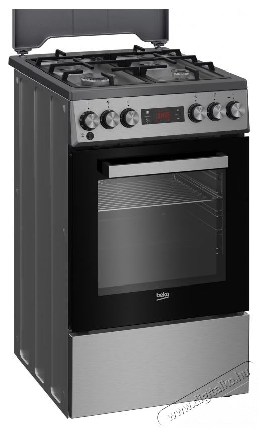 Beko FSM52331TXDS g&aacute;ztűzhely, vegyes, 4 &eacute;gő, 3D főz&eacute;s, elektromos s&uuml;tő Konyhai term&eacute;kek - S&uuml;tő-főzőlap, tűzhely (szabadon&aacute;ll&oacute;) - G&aacute;ztűzhely (szabadon&aacute;ll&oacute;) - 533003