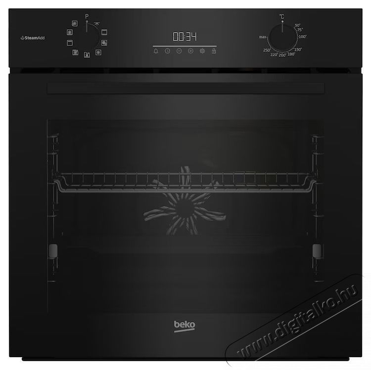 Beko BCBIS17300KSB be&eacute;p&iacute;thető s&uuml;tő, Elektromos, SteamShine &ouml;ntiszt&iacute;t&aacute;s, 72 l, A+ energiaoszt&aacute;ly, Fekete Konyhai term&eacute;kek - S&uuml;tő-főzőlap, tűzhely (be&eacute;p&iacute;thető) - S&uuml;tő (be&eacute;p&iacute;thető) - 537721