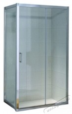 Belform Clear n&eacute;gysz&ouml;gletes zuhanykabin, tol&oacute;ajt&oacute;, kr&oacute;m profil, biztons&aacute;gi &uuml;veg, 100 x 80 cm H&aacute;ztart&aacute;s / Otthon / K&uuml;lt&eacute;r - F&uuml;rdőszoba / wc - Kieg&eacute;sz&iacute;tő - 536146