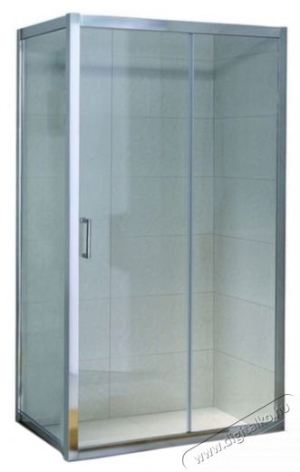 Belform Clear n&eacute;gysz&ouml;gletes zuhanykabin, tol&oacute;ajt&oacute;, kr&oacute;m profil, biztons&aacute;gi &uuml;veg, 100 x 80 cm H&aacute;ztart&aacute;s / Otthon / K&uuml;lt&eacute;r - F&uuml;rdőszoba / wc - Kieg&eacute;sz&iacute;tő - 536146