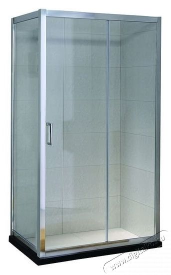 Belform Clear n&eacute;gysz&ouml;gletes zuhanyparav&aacute;n, tol&oacute;ajt&oacute;, kr&oacute;m profil, biztons&aacute;gi &uuml;veg, 120 x 80 cm H&aacute;ztart&aacute;s / Otthon / K&uuml;lt&eacute;r - F&uuml;rdőszoba / wc - Kieg&eacute;sz&iacute;tő - 536144