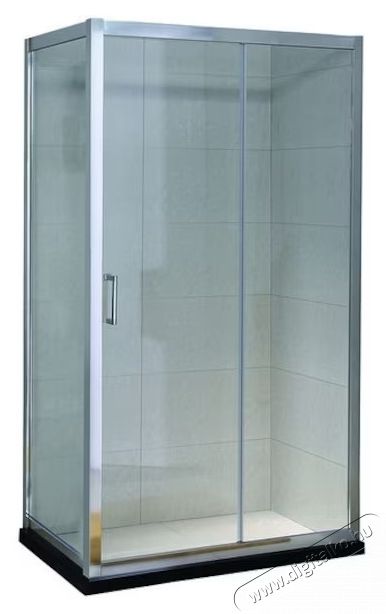 Belform Clear Zuhanykabin, n&eacute;gysz&ouml;gletes, kr&oacute;mozott profil, 110x70cm H&aacute;ztart&aacute;s / Otthon / K&uuml;lt&eacute;r - F&uuml;rdőszoba / wc - Kieg&eacute;sz&iacute;tő - 536137