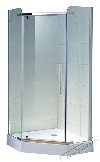 Belform Clear Zuhanykabin, &ouml;tsz&ouml;gletű, kr&oacute;mozott profil, 90x90cm H&aacute;ztart&aacute;s / Otthon / K&uuml;lt&eacute;r - F&uuml;rdőszoba / wc - Kieg&eacute;sz&iacute;tő - 536143