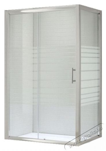 Belform Grid Zuhanykabin, n&eacute;gysz&ouml;gletes, kr&oacute;mozott profil, tol&oacute;ajt&oacute;, biztons&aacute;gi &uuml;veg, 120x80cm H&aacute;ztart&aacute;s / Otthon / K&uuml;lt&eacute;r - F&uuml;rdőszoba / wc - Kieg&eacute;sz&iacute;tő - 536145