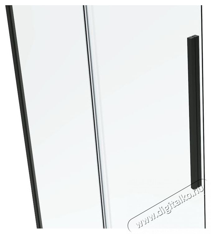 Belform Infinity 27CB1804 t&eacute;glalap alak&uacute; zuhanyparav&aacute;n, 1 tol&oacute;ajt&oacute;, 6 mm-es &uuml;veg, fekete cs&iacute;kokkal, matt fekete profil, 120x80x200 cm H&aacute;ztart&aacute;s / Otthon / K&uuml;lt&eacute;r - F&uuml;rdőszoba / wc - Kieg&eacute;sz&iacute;tő - 536139