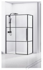 Belform Infinity 27CB1804 t&eacute;glalap alak&uacute; zuhanyparav&aacute;n, 1 tol&oacute;ajt&oacute;, 6 mm-es &uuml;veg, fekete cs&iacute;kokkal, matt fekete profil, 120x80x200 cm H&aacute;ztart&aacute;s / Otthon / K&uuml;lt&eacute;r - F&uuml;rdőszoba / wc - Kieg&eacute;sz&iacute;tő - 536139