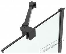 Belform Infinity 27CB2824 f&eacute;lk&ouml;r alak&uacute; zuhanyparav&aacute;n, 2 csukl&oacute;s ajt&oacute;, 6 mm-es &uuml;veg, &aacute;tl&aacute;tsz&oacute;, matt fekete profil, 80x80x200 cm H&aacute;ztart&aacute;s / Otthon / K&uuml;lt&eacute;r - F&uuml;rdőszoba / wc - Kieg&eacute;sz&iacute;tő - 536136