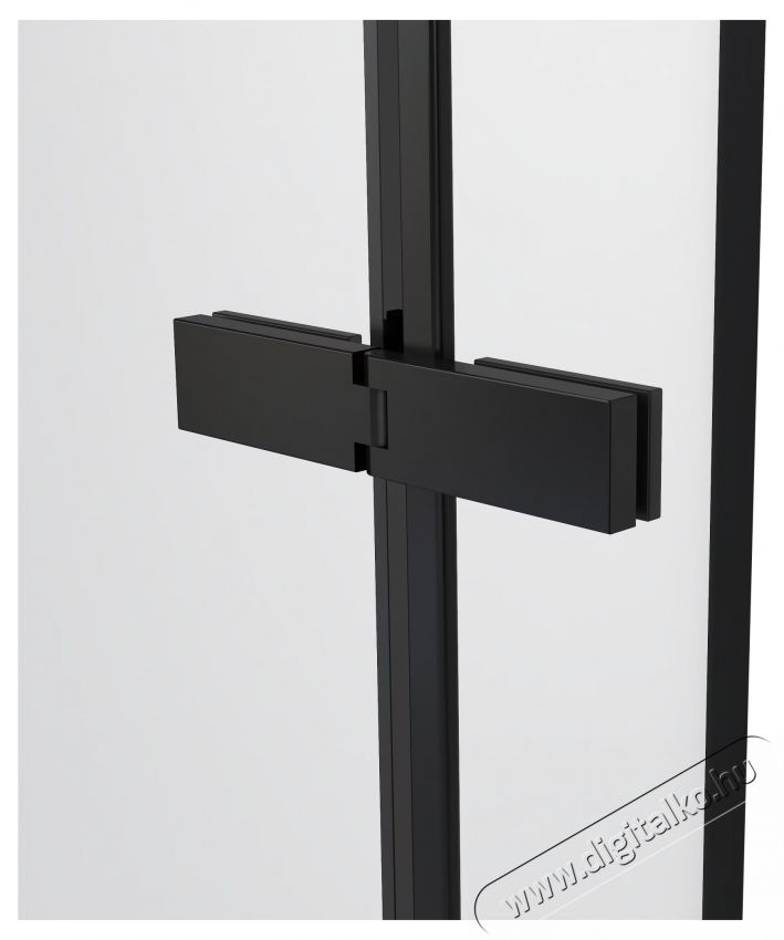 Belform Infinity 27CB2824 f&eacute;lk&ouml;r alak&uacute; zuhanyparav&aacute;n, 2 csukl&oacute;s ajt&oacute;, 6 mm-es &uuml;veg, &aacute;tl&aacute;tsz&oacute;, matt fekete profil, 80x80x200 cm H&aacute;ztart&aacute;s / Otthon / K&uuml;lt&eacute;r - F&uuml;rdőszoba / wc - Kieg&eacute;sz&iacute;tő - 536136