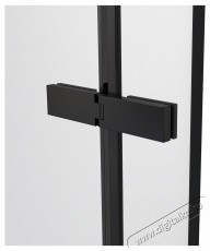 Belform Infinity 27CB2824 f&eacute;lk&ouml;r alak&uacute; zuhanyparav&aacute;n, 2 csukl&oacute;s ajt&oacute;, 6 mm-es &uuml;veg, &aacute;tl&aacute;tsz&oacute;, matt fekete profil, 80x80x200 cm H&aacute;ztart&aacute;s / Otthon / K&uuml;lt&eacute;r - F&uuml;rdőszoba / wc - Kieg&eacute;sz&iacute;tő - 536136