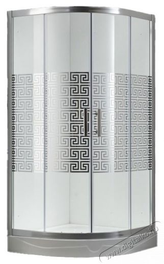 Belform Maze f&eacute;lk&ouml;r alak&uacute; zuhanykabin, 80x80 cm, tol&oacute;ajt&oacute;s H&aacute;ztart&aacute;s / Otthon / K&uuml;lt&eacute;r - F&uuml;rdőszoba / wc - Kieg&eacute;sz&iacute;tő - 536148