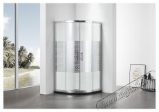 Belform Maze f&eacute;lk&ouml;r alak&uacute; zuhanykabin, 80x80 cm, tol&oacute;ajt&oacute;s H&aacute;ztart&aacute;s / Otthon / K&uuml;lt&eacute;r - F&uuml;rdőszoba / wc - Kieg&eacute;sz&iacute;tő - 536148