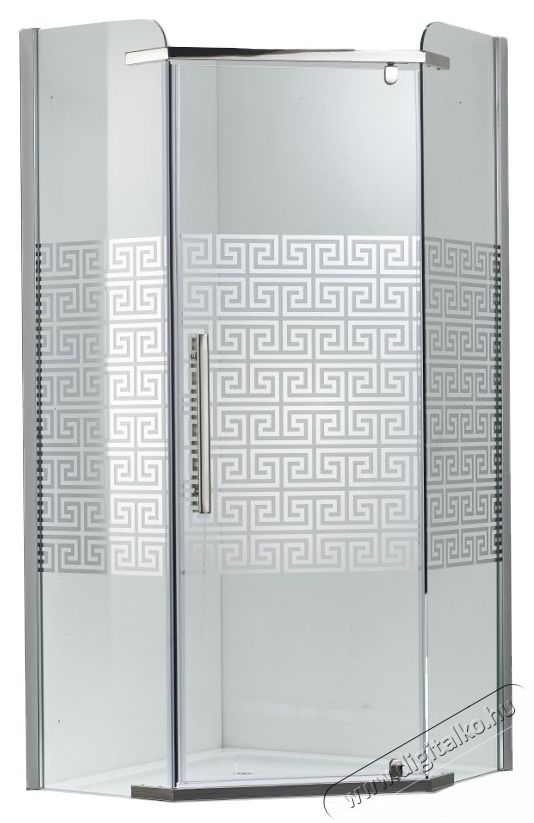 Belform &Ouml;tsz&ouml;gletű zuhanykabin, Belform Maze, 80x80 cm, csukl&oacute;s ajt&oacute;val, jobbra ny&iacute;l&oacute; H&aacute;ztart&aacute;s / Otthon / K&uuml;lt&eacute;r - F&uuml;rdőszoba / wc - Kieg&eacute;sz&iacute;tő - 536147