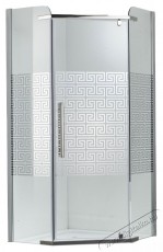 Belform &Ouml;tsz&ouml;gletű zuhanykabin, Belform Maze, 80x80 cm, csukl&oacute;s ajt&oacute;val, jobbra ny&iacute;l&oacute; H&aacute;ztart&aacute;s / Otthon / K&uuml;lt&eacute;r - F&uuml;rdőszoba / wc - Kieg&eacute;sz&iacute;tő - 536147