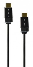 Belkin 1.0m HDMI High-Speed 4k aranyozott kábel (HDMI0018G-1M) Tv kiegészítők - Kábel / csatlakozó - Hdmi kábel - 323892