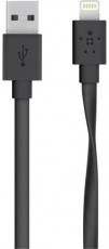 Belkin Apple Lightning 1,2m lapos iPhone kábel (F8J148BT04-BLK) - fekete Mobil / Kommunikáció / Smart - Mobiltelefon kiegészítő / tok - Kábel / átalakító - 323467