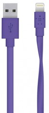 Belkin Apple Lightning 1,2m lapos iPhone kábel (F8J148BT04-PUR) - lila Mobil / Kommunikáció / Smart - Mobiltelefon kiegészítő / tok - Kábel / átalakító - 323468