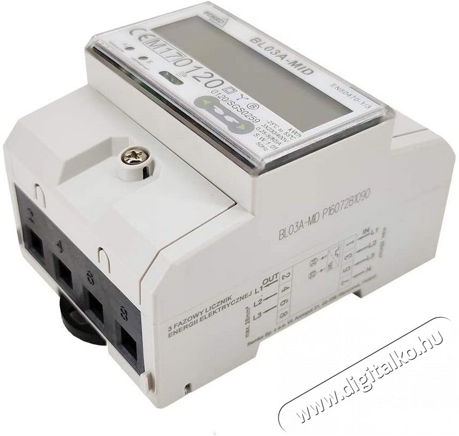 Bemko A31-BL03A-MID Fogyasztásmérő elektromos kijelzővel Háztartás / Otthon / Kültér - Szerszám - Egyéb szerszám - 361138