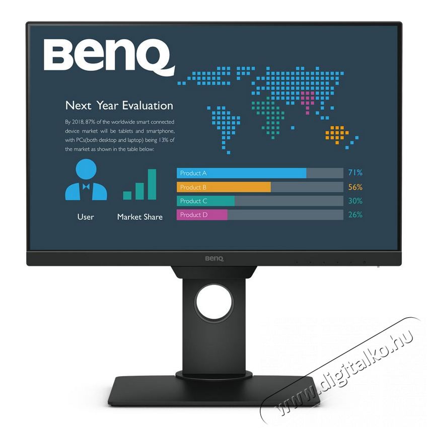 BenQ BL2381T LED IPS pivot monitor Iroda és számítástechnika - Monitor - Monitor - 350907