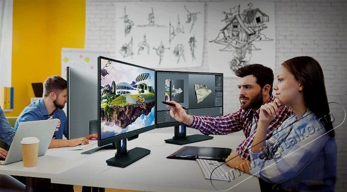BenQ BENQ 25 PD2500Q LED IPS panel  HDMI DP monitor Iroda &eacute;s sz&aacute;m&iacute;t&aacute;stechnika - Monitor - Monitor - 368738