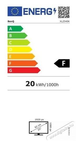 BenQ 9H.LJMLB.QBE MONITOR ZOWIE XL2540K Iroda &eacute;s sz&aacute;m&iacute;t&aacute;stechnika - Monitor - Monitor - 496331