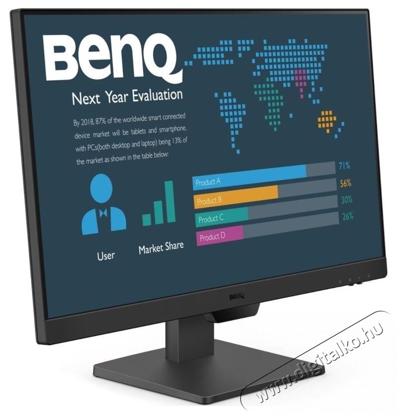 BenQ BL2490, 23.8 , Full HD, 100Hz, 5ms, fekete Iroda &eacute;s sz&aacute;m&iacute;t&aacute;stechnika - Monitor - Professzion&aacute;lis LED kijelző - 533011