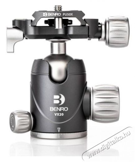 Benro VX20 Ballhead PU50X Plate Fotó-Videó kiegészítők - Állvány kiegészítő - Állvány fej - 491487