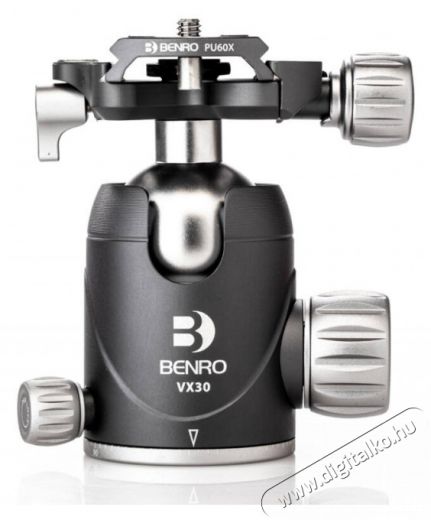 Benro VX30 Ballhead PU60X Plate Fotó-Videó kiegészítők - Állvány kiegészítő - Állvány fej - 491489