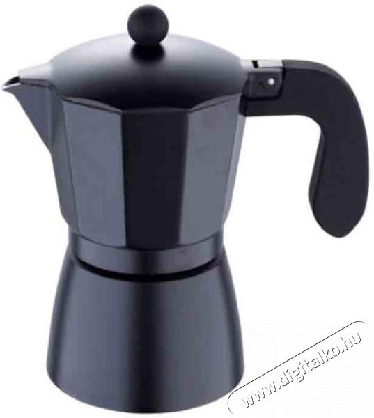 Bergner SG-3515 Florencia 3 személyes kotyogós kávéfőző Konyhai termékek - Kávéfőző / kávéörlő / kiegészítő - Kotyogó kávéfőző - 335910