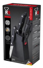 Bergner RB-8811 kés szett tartóval Konyhai termékek - Konyhai eszköz - Készlet / szett - 374152