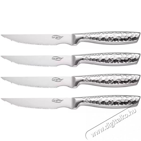 Bergner SG-4146 4 részes rozsdamentes acél steak kés garnitúra Konyhai termékek - Konyhai eszköz - Kés / olló - 380025