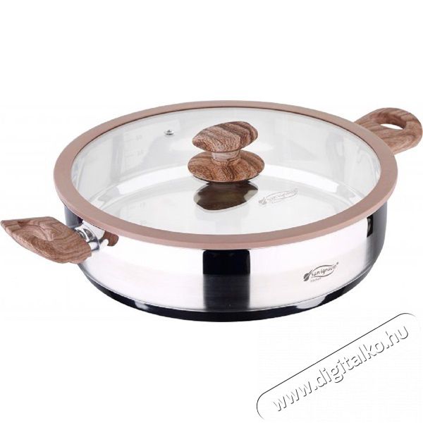 Bergner SG-8102 San Ignacio Granito 28x7cm rozsdamentes acél tálaló edény Konyhai termékek - Edény - Egyéb edény - 380030