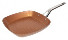 Bergner SG 6318 Origen 28x28cm alumínium grill serpenyő Konyhai termékek - Edény - Grill serpenyő / grill tál - 388108