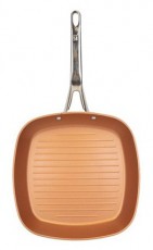 Bergner SG 6318 Origen 28x28cm alumínium grill serpenyő Konyhai termékek - Edény - Grill serpenyő / grill tál - 388108