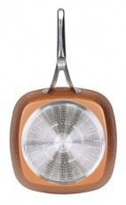 Bergner SG 6318 Origen 28x28cm alumínium grill serpenyő Konyhai termékek - Edény - Grill serpenyő / grill tál - 388108