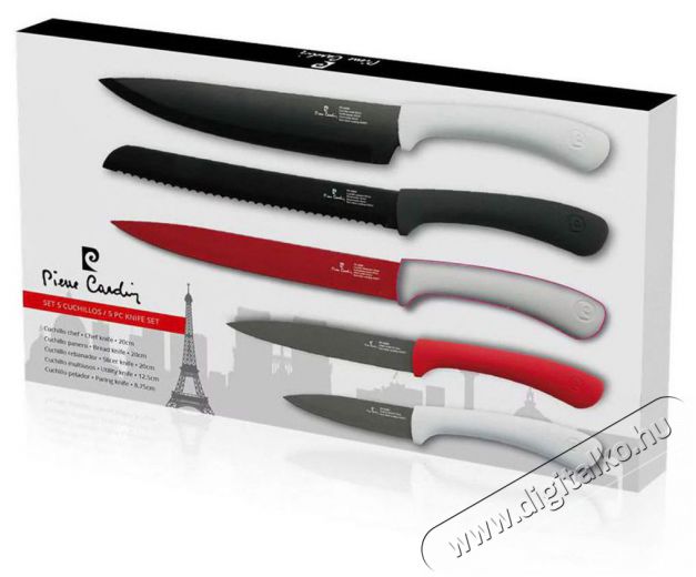 Bergner PC-5250 PC-5250 Kés szett, 5db-os Konyhai termékek - Konyhai eszköz - Készlet / szett - 408759