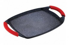 Bergner BG-8274-BK Red Stone grill lap Konyhai termékek - Edény - Grill serpenyő / grill tál - 368755