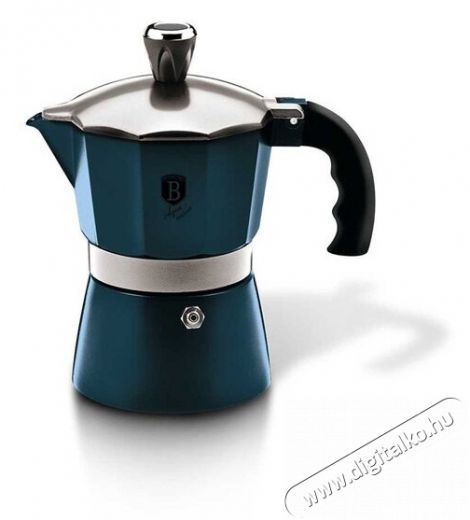 Berlinger Haus BH-6383 Kotyogó kávéfőző aquamarine 3 személyes Konyhai termékek - Kávéfőző / kávéörlő / kiegészítő - Kotyogó kávéfőző - 401404