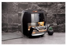 Berlinger Haus BH/9415 11,6L fekete- rózsaarany forrólevegős sütő Konyhai termékek - Konyhai kisgép (sütés / főzés / hűtés / ételkészítés) - Légkeveréses főzőgép / elektromos kukta / multifunkciós sütő - 466736