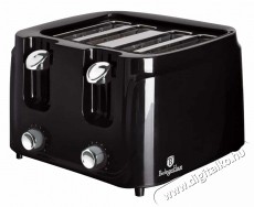 Berlinger Haus Bh/9241 fekete 4 szeletes kenyérpirító Konyhai termékek - Konyhai kisgép (sütés / főzés / hűtés / ételkészítés) - Kenyérpirító - 466516